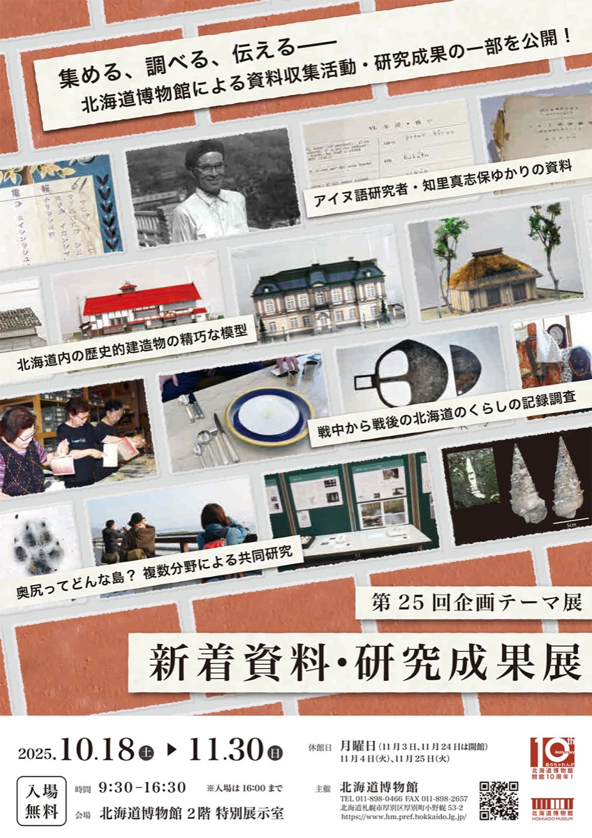 企画テーマ展「新着資料・研究成果展」